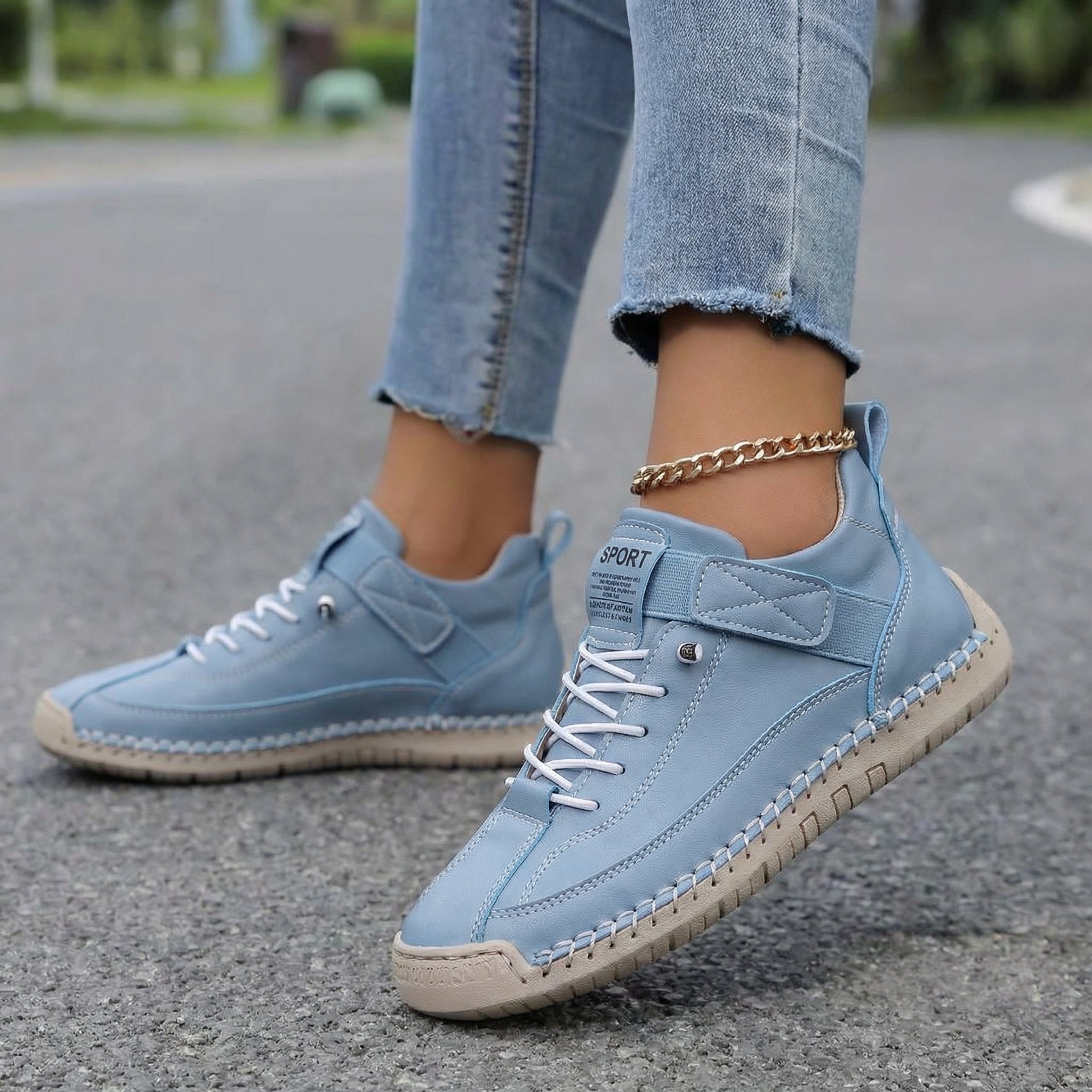 11.5 (USA Women's Size) / Light Blue