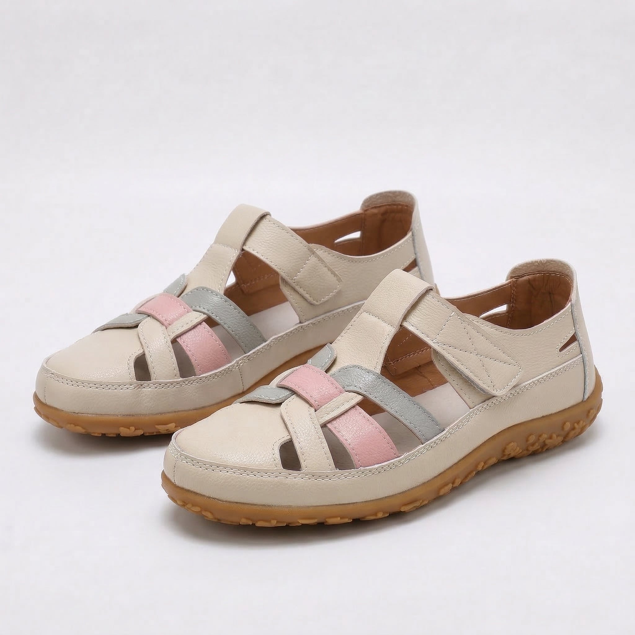Beige+Pink / 11.5 (USA Women's Size)